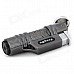 STHJ001 Double Head Butane Jet Lighter - Deep Grey + Silver White STHJ001 Double Head Butane Jet Lighter - Deep Grey + Silver White