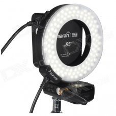 Aputure Amaran HN100 CRI 95+ Halo Ring 6W 1020lm 5500K 100-LED Flash Lamp for Nikon Cameras - Black Aputure Amaran HN100 CRI 95+ Halo Ring 6W 1020lm 5500K 100-LED Flash Lamp for Nikon Cameras - Black