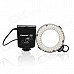 Aputure Amaran HN100 CRI 95+ Halo Ring 6W 1020lm 5500K 100-LED Flash Lamp for Nikon Cameras - Black Aputure Amaran HN100 CRI 95+ Halo Ring 6W 1020lm 5500K 100-LED Flash Lamp for Nikon Cameras - Black