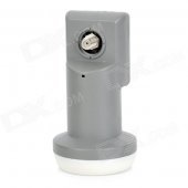 SR-320 Universal Dual Polarization Ku Waveband LNB for Digital Receiver - White + Grey