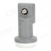 SR-320 Universal Dual Polarization Ku Waveband LNB for Digital Receiver - White + Grey SR-320 Universal Dual Polarization Ku Waveband LNB for Digital Receiver - White + Grey
