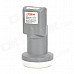 SR-320 Universal Dual Polarization Ku Waveband LNB for Digital Receiver - White + Grey SR-320 Universal Dual Polarization Ku Waveband LNB for Digital Receiver - White + Grey