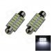 Festoon 41mm 6W 500lm 12 x SMD 5630 LED White Car Reading Light / Indicator lamp - (12V / 2 PCS) Festoon 41mm 6W 500lm 12 x SMD 5630 LED White Car Reading Light / Indicator lamp - (12V / 2 PCS)