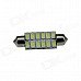 Festoon 41mm 6W 500lm 12 x SMD 5630 LED White Car Reading Light / Indicator lamp - (12V / 2 PCS) Festoon 41mm 6W 500lm 12 x SMD 5630 LED White Car Reading Light / Indicator lamp - (12V / 2 PCS)