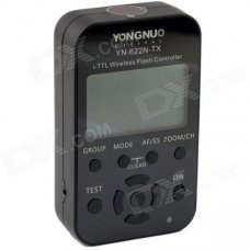 YONGNUO 622N-TX i-TTL Wireless Flash Controller for Nikon - Black (2 x AA) YONGNUO 622N-TX i-TTL Wireless Flash Controller for Nikon - Black (2 x AA)