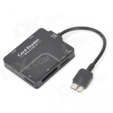 3305 Micro USB 3.0 OTG Card Reader for Samsung Galaxy N900 / N9006 / N9002 / N9009 / N9008 - Black 3305 Micro USB 3.0 OTG Card Reader for Samsung Galaxy N900 / N9006 / N9002 / N9009 / N9008 - Black