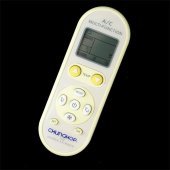 Mini Universal Air Conditioner Remote Controller Yellow