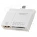 OT-3268 Micro USB USB 2.0 SD(HC) / MMC / MSTF / M2 Card Reader - White (32GB) OT-3268 Micro USB USB 2.0 SD(HC) / MMC / MSTF / M2 Card Reader - White (32GB)