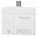 OT-3268 Micro USB USB 2.0 SD(HC) / MMC / MSTF / M2 Card Reader - White (32GB) OT-3268 Micro USB USB 2.0 SD(HC) / MMC / MSTF / M2 Card Reader - White (32GB)