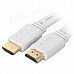 HDMI Male to Male HD Flat Cable - White (50cm)
