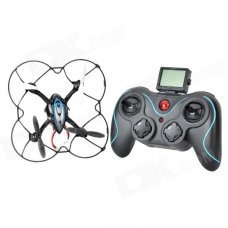 DFD F180 Rechargeable 2.4GHz Wireless 4-CH R/C Aircraft w/ Gyro - Black + Blue DFD F180 Rechargeable 2.4GHz Wireless 4-CH R/C Aircraft w/ Gyro - Black + Blue