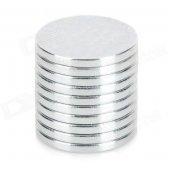 LSON Round NdFeB Magnets - Silver (10 PCS)