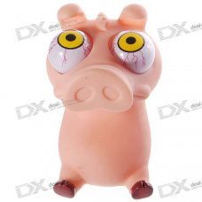 Funny Rolling Eyeballs Pop-out Piggy Silicone Stress Reliever Toy (Fleshcolor) Funny Rolling Eyeballs Pop-out Piggy Silicone Stress Reliever Toy (Fleshcolor)