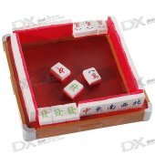 Mahjong Resin Ashtray (Red)