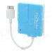 3305 Micro USB 3.0 OTG Card Reader for Samsung Galaxy N900 / N9006 / N9002 / N9009 / N9008 - Blue 3305 Micro USB 3.0 OTG Card Reader for Samsung Galaxy N900 / N9006 / N9002 / N9009 / N9008 - Blue