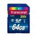 Transcend 64GB Class 10 SDXC Flash Memory Card 45MB/s