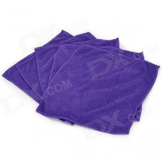Thick Superfine Fiber Car Surface Cleaning Towels Set - Purple (30 x 30cm / 5 PCS) Thick Superfine Fiber Car Surface Cleaning Towels Set - Purple (30 x 30cm / 5 PCS)