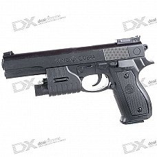 6mm Pistol BB Gun Toy with Laser Sight and Blue Light Flashlight 6mm Pistol BB Gun Toy with Laser Sight and Blue Light Flashlight