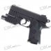 Mini 6mm Pistol Spring-load BB Gun Toy with Laser Sight and Blue Light Flashlight Mini 6mm Pistol Spring-load BB Gun Toy with Laser Sight and Blue Light Flashlight