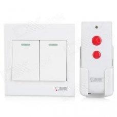 Press 2-Wire Remote Switch w/ Remote Controller - White (1 x 23A) Press 2-Wire Remote Switch w/ Remote Controller - White (1 x 23A)