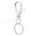 Stainless Steel Keychain - Silver White