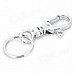 Stainless Steel Keychain - Silver White