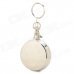 Mini Portable Stainless Steel Ashtray Keychain - Silver