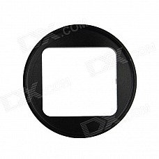 HighPro Precision CNC Aluminum Alloy 52mm Lens Converter Ring for GoPro Hero3 Housing - Black