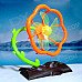 Plum Blossom Tree Style 5-Blade 2-Mode USB Fan - Orange + Brown + Green Plum Blossom Tree Style 5-Blade 2-Mode USB Fan - Orange + Brown + Green
