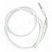 Eastor 3.5mm Male to Male Car Aux Audio Cable - White (120cm) Eastor 3.5mm Male to Male Car Aux Audio Cable - White (120cm)