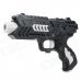 M02 Cool PC BB Guns Toy + Sponge Bullets Set - Black + Light Grey M02 Cool PC BB Guns Toy + Sponge Bullets Set - Black + Light Grey