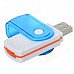 4-in-1 USB 2.0 TF / MS / M2 / SD Card Reader - White + Blue (32GB) 4-in-1 USB 2.0 TF / MS / M2 / SD Card Reader - White + Blue (32GB)