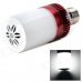 E27 LED White Light Lamp / Bluetooth v4.0 Speaker - White + Red E27 LED White Light Lamp / Bluetooth v4.0 Speaker - White + Red