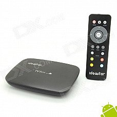 Ideastar Q1 Quad-Core Android 4.2.2 Google TV Player w/ 2GB RAM, 8GB ROM, Bluetooth - Black Ideastar Q1 Quad-Core Android 4.2.2 Google TV Player w/ 2GB RAM, 8GB ROM, Bluetooth - Black
