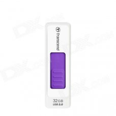 Transcend 32GB JetFlash 770 USB 3.0 Flash Drive White Purple