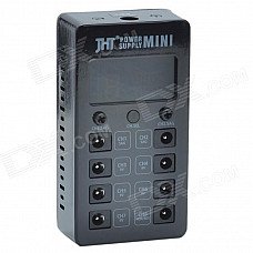 JHT Mini Power Supply w/ 1.9" LCD Display for Guitar Effector - Black JHT Mini Power Supply w/ 1.9" LCD Display for Guitar Effector - Black