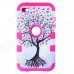 Love Heart Tree Style Protective Silicone Case for IPOD Touch 4 - Dark Pink + White Love Heart Tree Style Protective Silicone Case for IPOD Touch 4 - Dark Pink + White