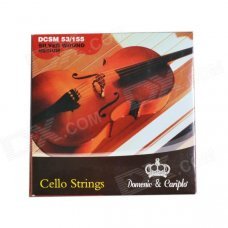 DEDO MA-73 Cello Strings + Steel 4-String Cello Strings - Silver (4 PCS) DEDO MA-73 Cello Strings + Steel 4-String Cello Strings - Silver (4 PCS)