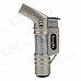 C400033 Aluminum Alloy Windproof Butane Lighter - Silver Gray C400033 Aluminum Alloy Windproof Butane Lighter - Silver Gray