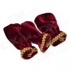 DEDO Piano Accessories PA-26 Dust Proof Pleuche Upright Piano Pedal Cover - Red (3 PCS) DEDO Piano Accessories PA-26 Dust Proof Pleuche Upright Piano Pedal Cover - Red (3 PCS)