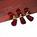 DEDO Piano Accessories PA-26 Dust Proof Pleuche Upright Piano Pedal Cover - Red (3 PCS) DEDO Piano Accessories PA-26 Dust Proof Pleuche Upright Piano Pedal Cover - Red (3 PCS)