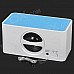 DiSun 3320 3W 2.1-CH 4" LCD Sensing Speaker w/ FM / Temperature / Time / Alarm Clock - Blue + White DiSun 3320 3W 2.1-CH 4" LCD Sensing Speaker w/ FM / Temperature / Time / Alarm Clock - Blue + White