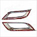 ABS Car Adhesive Front Fog Light Covers for Mazda 3 XingChi - Silver (2 PCS) ABS Car Adhesive Front Fog Light Covers for Mazda 3 XingChi - Silver (2 PCS)