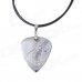 DEDO MG-14 Metal Guitar Picks Necklace - Silver