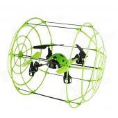 Brilink BH05 4-CH 2.4G Quadcopter Flight/Ground Walking/Wall Climbing w/ Gyro - Green + Black