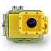 Waterproof 2.0" LCD 1080P H.264 8.0 MP CMOS Sport Diving DVR Camcorder - Yellow + Green Waterproof 2.0" LCD 1080P H.264 8.0 MP CMOS Sport Diving DVR Camcorder - Yellow + Green