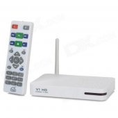 HD Wireless Internet TV Box w/ Wi-Fi / DLNA / USB + Remote Control - White