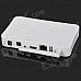 HD Wireless Internet TV Box w/ Wi-Fi / DLNA / USB + Remote Control - White