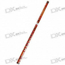 Traditional Handcrafted Bamboo Flute with Flute Diaphragm and Soft Pouch (E-Key)