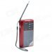 Tecsun A6 Digital Multi-Media Music Player Speaker w/ TF / FM Radio / Flashlight - Red Tecsun A6 Digital Multi-Media Music Player Speaker w/ TF / FM Radio / Flashlight - Red